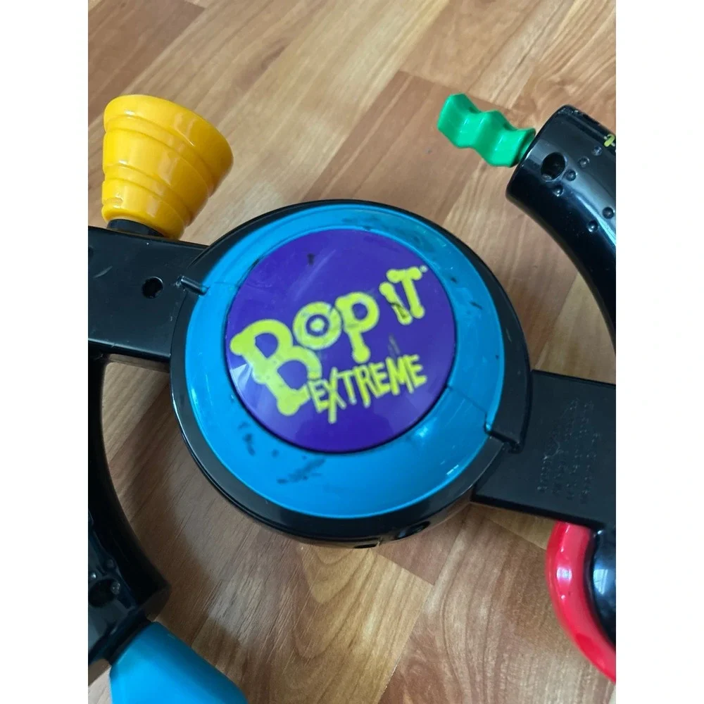 Vintage Hasbro BOP IT EXTREME 1998 Handheld Electronic Game Toy Tested & Works